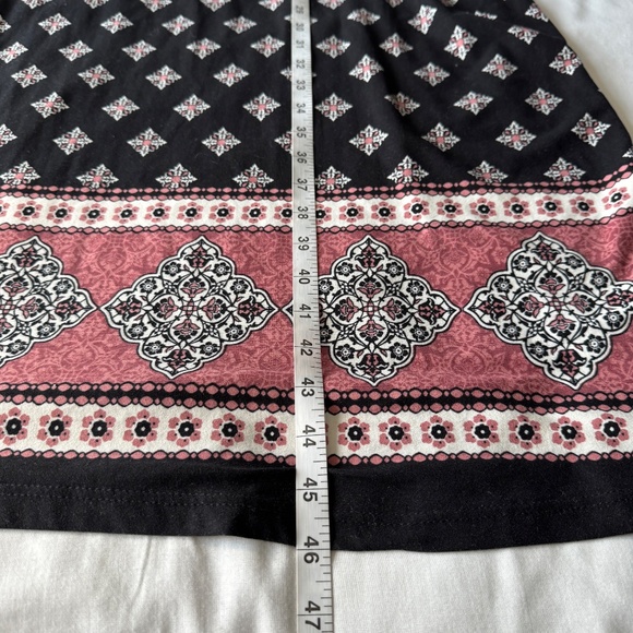 Eclipse Women's Strapless Aztec Maxi Tube Dress Multicolor Medium Boho Festivals - Picture 11 of 13